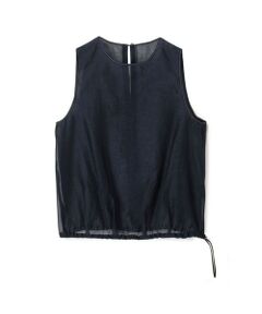 TOMORROWLAND / トゥモローランド シャツ・ブラウス | コットンシルクオーガンジー ノースリーブブラウス