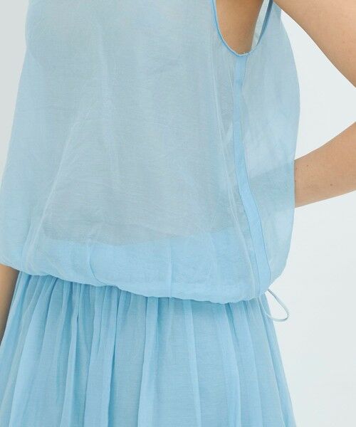 TOMORROWLAND / トゥモローランド シャツ・ブラウス | コットンシルクオーガンジー ノースリーブブラウス | 詳細8