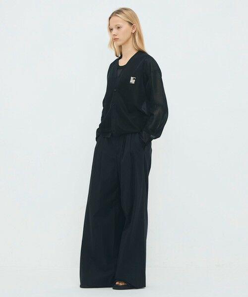 TOMORROWLAND / トゥモローランド ニット・セーター | シアーナイロン Vネックカーディガン | 詳細1