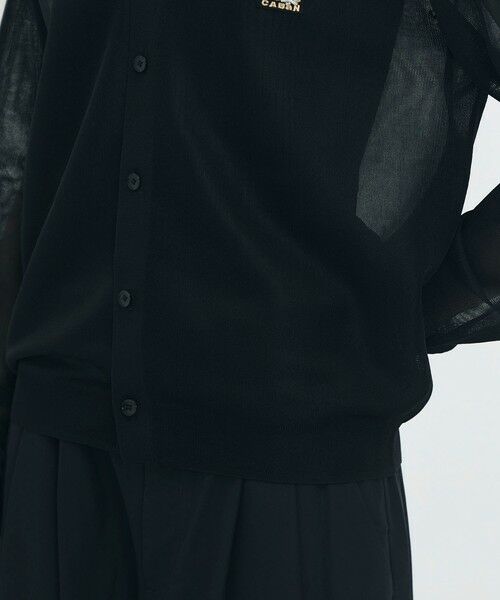 TOMORROWLAND / トゥモローランド ニット・セーター | シアーナイロン Vネックカーディガン | 詳細7