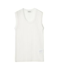 TOMORROWLAND / トゥモローランド ニット・セーター | シアーナイロン ランダムリブノースリーブプルオーバー