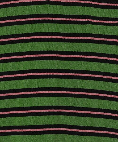 TOMORROWLAND / トゥモローランド ニット・セーター | コットンストライプ ポロハーフスリーブプルオーバー | 詳細8