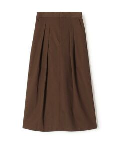 TOMORROWLAND / トゥモローランド ロング・マキシ丈スカート | コットンギャバジン 2タックロングスカート