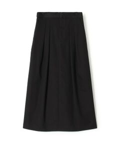 TOMORROWLAND / トゥモローランド ロング・マキシ丈スカート | コットンギャバジン 2タックロングスカート