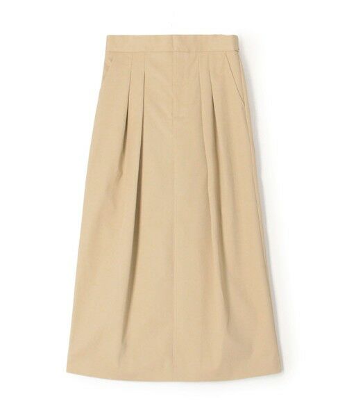 TOMORROWLAND/トゥモローランド コットンギャバジン 2タックロングスカート 43 ベージュ XS(7号) TOMORROWLAND/トゥモローランド コットンギャバジン 2タックロングスカート 43 ベージュ XS(7号)