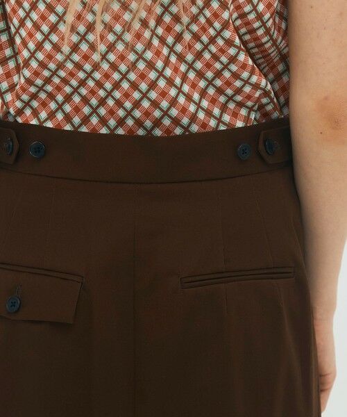 TOMORROWLAND / トゥモローランド ロング・マキシ丈スカート | コットンギャバジン 2タックロングスカート | 詳細6