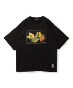 CABaN ドライスビンコットン ELEPHANTエンブロイダリー Tシャツ S CABaN tシャツ ドライスビンコットン ELEPHANTエンブロイダリー