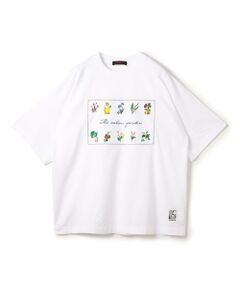 TOMORROWLAND / トゥモローランド Tシャツ | CABaN スビンコットン GREEN SHOWERプリントTシャツ