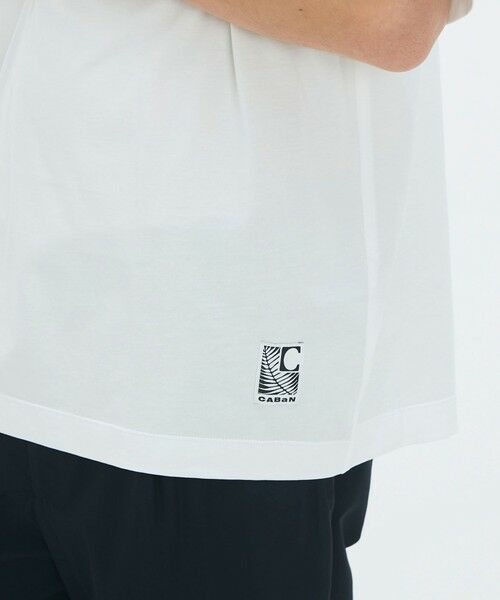 TOMORROWLAND / トゥモローランド Tシャツ | CABaN スビンコットン GREEN SHOWERプリントTシャツ | 詳細7