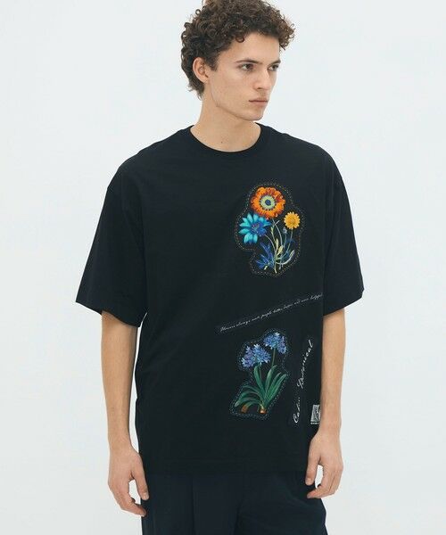 TOMORROWLAND / トゥモローランド Tシャツ | CABaN スビンコットン FLOWERSモチーフTシャツ | 詳細2