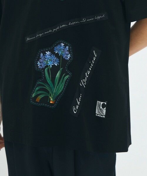 TOMORROWLAND / トゥモローランド Tシャツ | CABaN スビンコットン FLOWERSモチーフTシャツ | 詳細8
