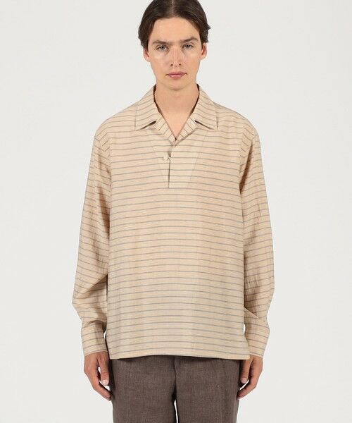 TOMORROWLAND / トゥモローランド シャツ・ブラウス | セルロールポリエステル スキッパー プルオーバーシャツ | 詳細2