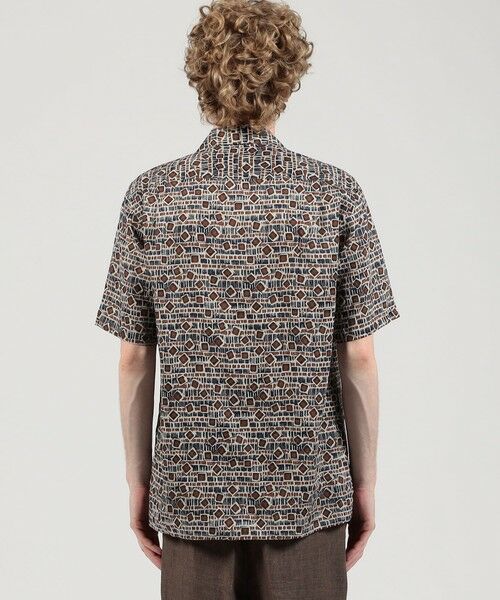 TOMORROWLAND / トゥモローランド シャツ・ブラウス | リネン バティック オープンカラーハーフスリーブシャツ | 詳細4
