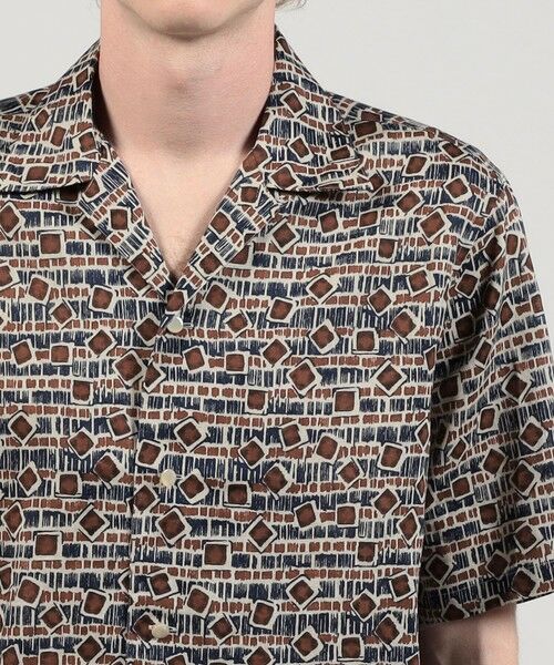 TOMORROWLAND / トゥモローランド シャツ・ブラウス | リネン バティック オープンカラーハーフスリーブシャツ | 詳細5
