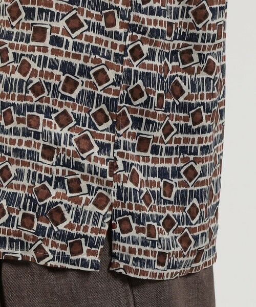 TOMORROWLAND / トゥモローランド シャツ・ブラウス | リネン バティック オープンカラーハーフスリーブシャツ | 詳細7
