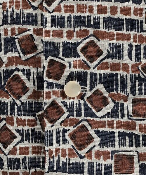 TOMORROWLAND / トゥモローランド シャツ・ブラウス | リネン バティック オープンカラーハーフスリーブシャツ | 詳細8