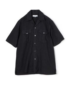 TOMORROWLAND / トゥモローランド シャツ・ブラウス | リネン ダブルポケットハーフスリーブシャツ
