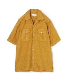 TOMORROWLAND / トゥモローランド シャツ・ブラウス | リネン ダブルポケットハーフスリーブシャツ