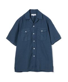 TOMORROWLAND / トゥモローランド シャツ・ブラウス | リネン ダブルポケットハーフスリーブシャツ