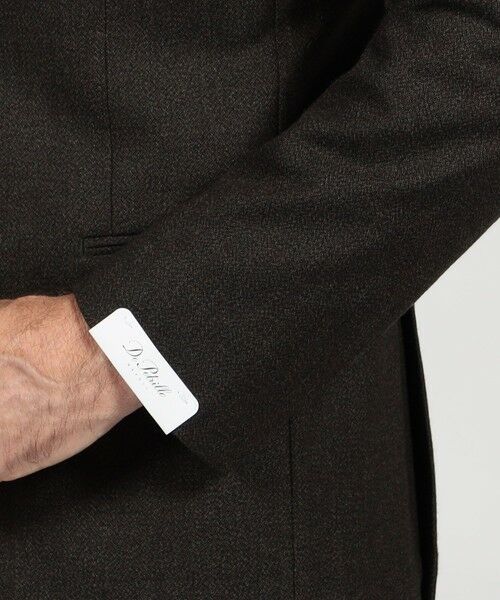De Petrillo テーラードジャケット Mサイズ カシミア ウール 黒色 De Petrillo テーラードジャケット Mサイズ カシミア ウール