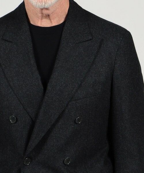 美品 De Petrillo 千鳥格子 シングルテーラード ウール100% 48 美品 De Petrillo 千鳥格子 シングルテーラード ウール100% 48