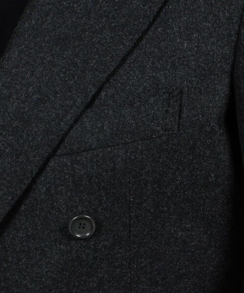 TOMORROWLAND / トゥモローランド テーラードジャケット | 【別注】De Petrillo SIBILLA ウールフランネル ダブルブレステッド6Bジャケット | 詳細9