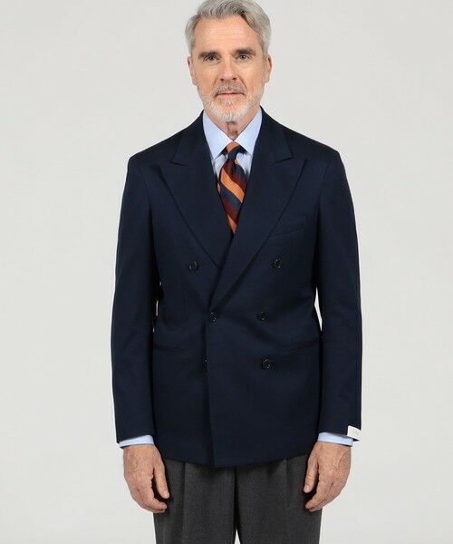 TOMORROWLAND / トゥモローランド テーラードジャケット | 【別注】De Petrillo SIBILLA コットンシルクツイル ダブルブレステッド6Bジャケット | 詳細2