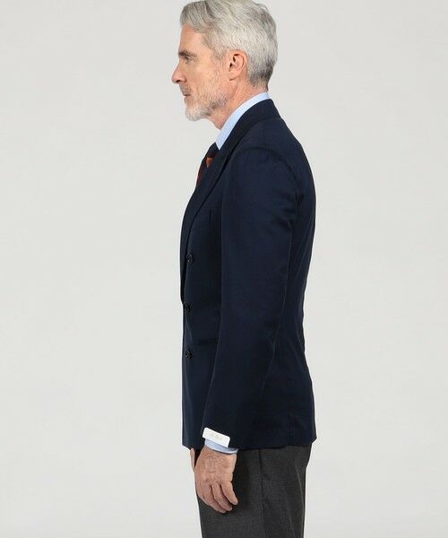 TOMORROWLAND / トゥモローランド テーラードジャケット | 【別注】De Petrillo SIBILLA コットンシルクツイル ダブルブレステッド6Bジャケット | 詳細3