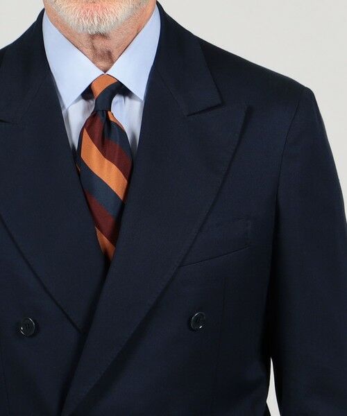 TOMORROWLAND / トゥモローランド テーラードジャケット | 【別注】De Petrillo SIBILLA コットンシルクツイル ダブルブレステッド6Bジャケット | 詳細6