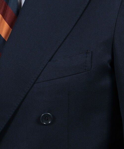 TOMORROWLAND / トゥモローランド テーラードジャケット | 【別注】De Petrillo SIBILLA コットンシルクツイル ダブルブレステッド6Bジャケット | 詳細9