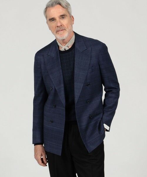 TOMORROWLAND / トゥモローランド テーラードジャケット | 【別注】De Petrillo SIBILLA シルクネップ ダブルブレステッド6Bジャケット | 詳細1