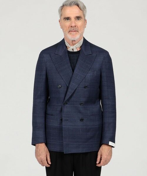 TOMORROWLAND / トゥモローランド テーラードジャケット | 【別注】De Petrillo SIBILLA シルクネップ ダブルブレステッド6Bジャケット | 詳細2