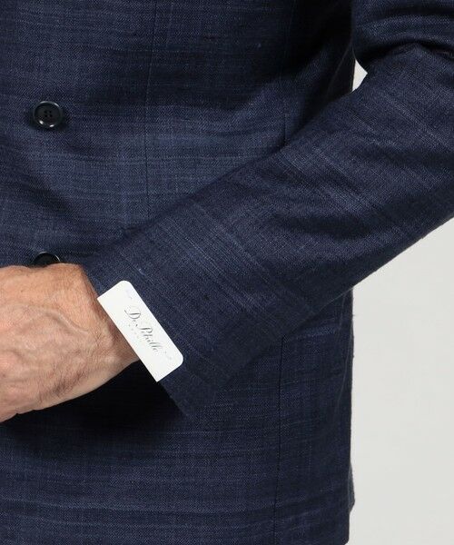 TOMORROWLAND / トゥモローランド テーラードジャケット | 【別注】De Petrillo SIBILLA シルクネップ ダブルブレステッド6Bジャケット | 詳細7