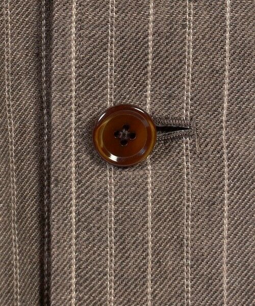 TOMORROWLAND / トゥモローランド ブルゾン | リネン ダブルポケット シャツジャケット SOLBIATI | 詳細11