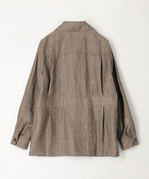 TOMORROWLAND / トゥモローランド ブルゾン | リネン ダブルポケット シャツジャケット SOLBIATI | 詳細13