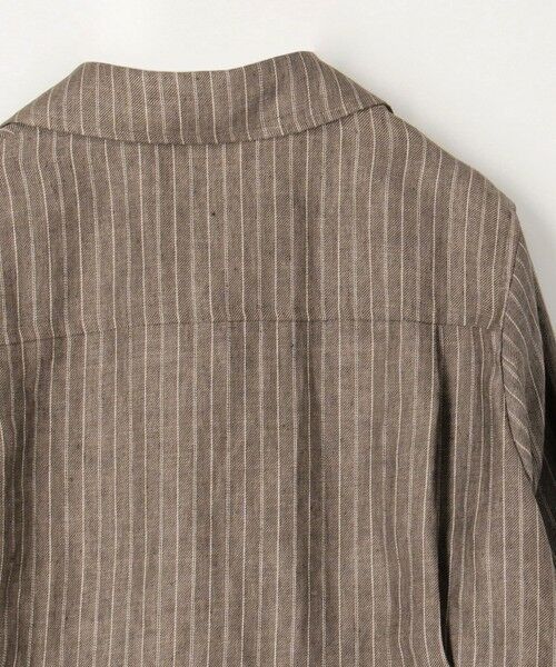 TOMORROWLAND / トゥモローランド ブルゾン | リネン ダブルポケット シャツジャケット SOLBIATI | 詳細15