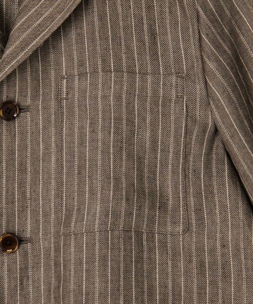 TOMORROWLAND / トゥモローランド ブルゾン | リネン ダブルポケット シャツジャケット SOLBIATI | 詳細19