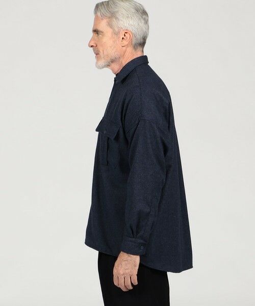 TOMORROWLAND / トゥモローランド ブルゾン | 【別注】GUY ROVER ポリエステルウール オーバーシャツ | 詳細3