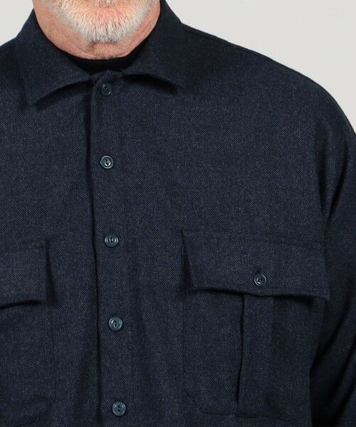 TOMORROWLAND / トゥモローランド ブルゾン | 【別注】GUY ROVER ポリエステルウール オーバーシャツ | 詳細5