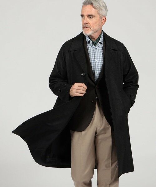 TOMORROWLAND / トゥモローランド ステンカラーコート | 【別注】De Petrillo ウールカシミヤ バルカラーコート | 詳細1