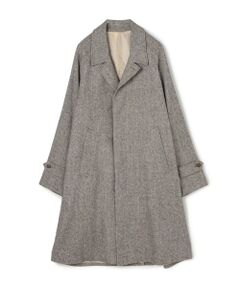 TOMORROWLAND / トゥモローランド ステンカラーコート | 【別注】De Petrillo  ウールシルクナイロン バルカラーコート