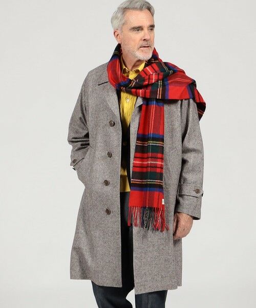 TOMORROWLAND / トゥモローランド ステンカラーコート | 【別注】De Petrillo ウールシルクナイロン バルカラーコート | 詳細1