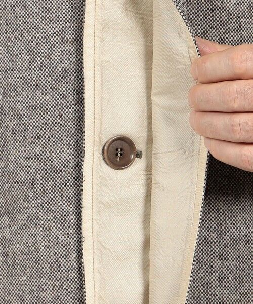 TOMORROWLAND / トゥモローランド ステンカラーコート | 【別注】De Petrillo ウールシルクナイロン バルカラーコート | 詳細10