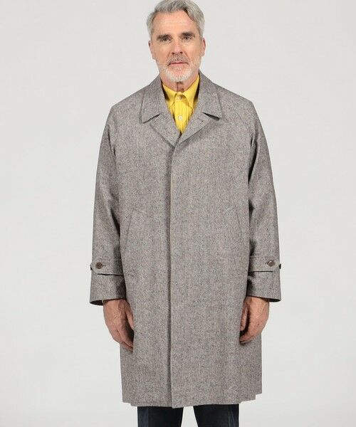 TOMORROWLAND / トゥモローランド ステンカラーコート | 【別注】De Petrillo ウールシルクナイロン バルカラーコート | 詳細2