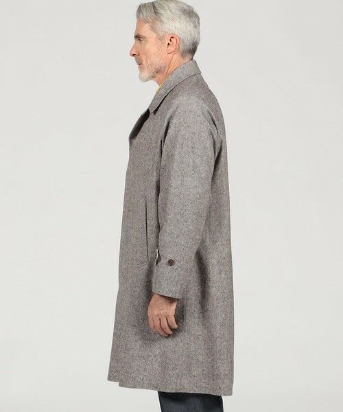 TOMORROWLAND / トゥモローランド ステンカラーコート | 【別注】De Petrillo ウールシルクナイロン バルカラーコート | 詳細3