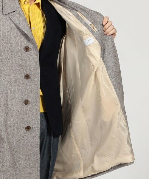TOMORROWLAND / トゥモローランド ステンカラーコート | 【別注】De Petrillo ウールシルクナイロン バルカラーコート | 詳細5