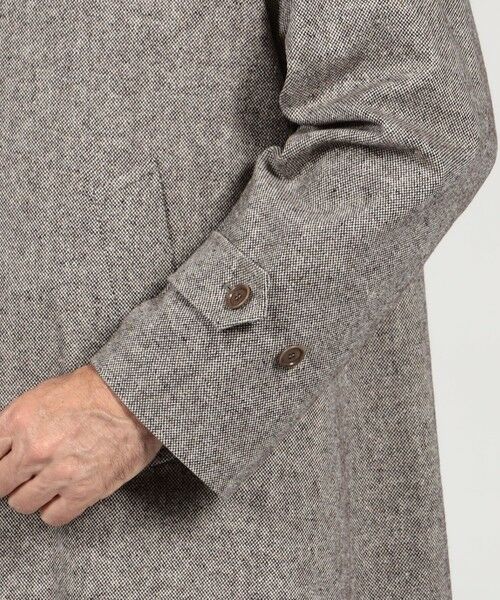 TOMORROWLAND / トゥモローランド ステンカラーコート | 【別注】De Petrillo ウールシルクナイロン バルカラーコート | 詳細7