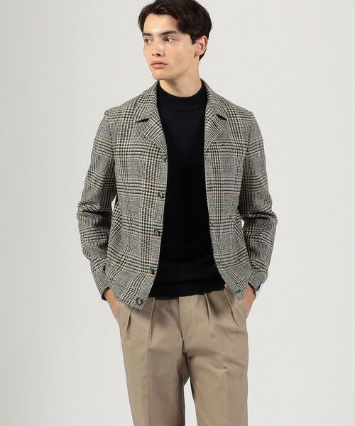 TOMORROWLAND / トゥモローランド ブルゾン | 【別注】CARUSO ウールグレンチェック ショートブルゾン | 詳細1
