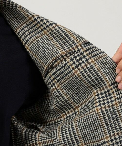 TOMORROWLAND / トゥモローランド ブルゾン | 【別注】CARUSO ウールグレンチェック ショートブルゾン | 詳細5