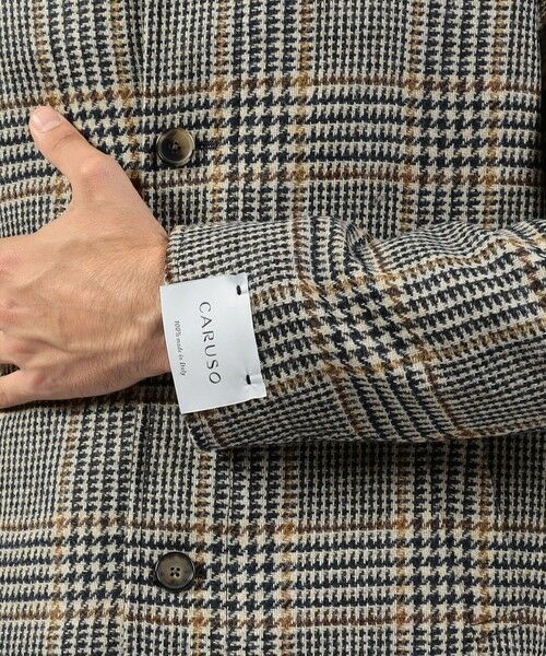 TOMORROWLAND / トゥモローランド ブルゾン | 【別注】CARUSO ウールグレンチェック ショートブルゾン | 詳細7